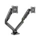 Kaloc DS110-2 17-33 Inch Dual Monitor Arm Gas-Strut Flexi Desk Mount Stand