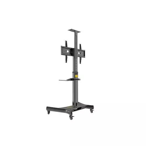 Kaloc KLC-161/B 32-55 Inch Black Adjustable Mobile TV Trolley For IFP