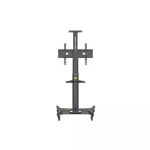 Kaloc KLC-161/B 32-55 Inch Black Adjustable Mobile TV Trolley For IFP
