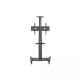 Kaloc KLC-161/B 32-55 Inch Black Adjustable Mobile TV Trolley For IFP