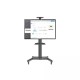 Kaloc KLC-161/B 32-55 Inch Black Adjustable Mobile TV Trolley For IFP