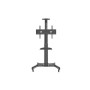 Kaloc KLC-161/B 32-55 Inch Black Adjustable Mobile TV Trolley For IFP
