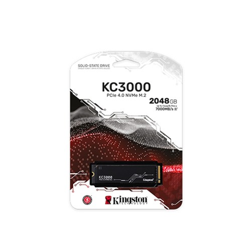 Kingston KC3000 2TB PCIe 4.0 NVMe M.2 SSD With DRAM Cache Kingston KC3000 2TB PCIe 4.0 NVMe M.2 SSD With DRAM Cache