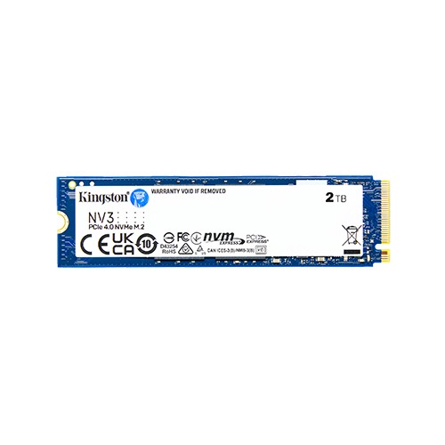 Kingston NV3 2TB M.2 PCIe Gen 4.0 NVMe SSD