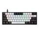 LEAVEN K620 White Wired Mechanical Keyboard