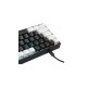 LEAVEN K620 White Wired Mechanical Keyboard