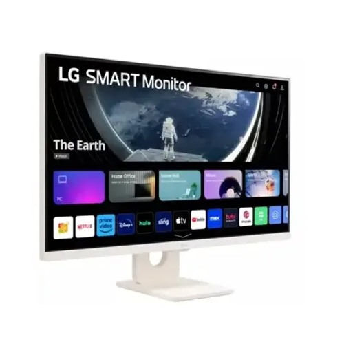 LG 27SR50F-W 27 Inch FHD IPS Smart Monitor with webOS