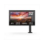 LG 32UN880K-B 31.5-inch 4K UHD Ergo IPS Monitor with USB-C