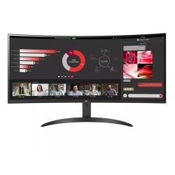 LG 34WR50QC-B 34 inch Curved UltraWide WQHD HDR 10 100Hz Monitor with AMD FreeSync