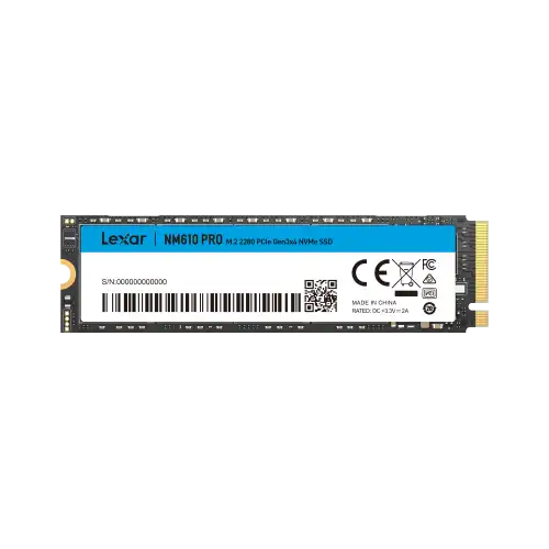 Lexar NM610 PRO 1TB PCIe Gen 3x4 NVMe SSD Lexar NM610 PRO 1TB PCIe Gen 3x4 NVMe SSD