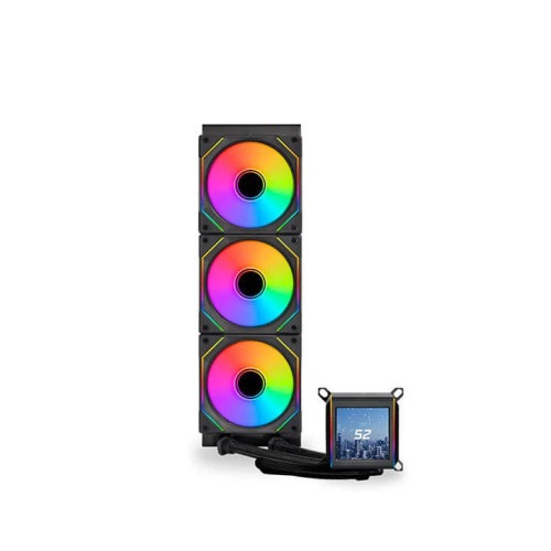 Lian Li Galahad II LCD SL-INF 360mm ARGB Liquid CPU Cooler - Black