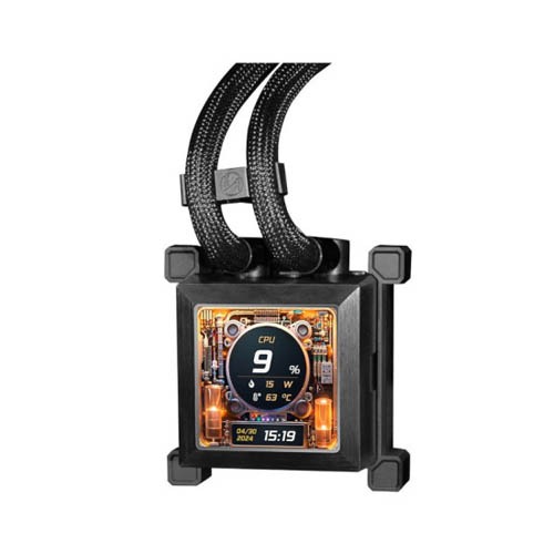 Lian Li Hydroshift LCD 360 RGB Liquid CPU Cooler - Black
