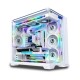 Lian Li O11 VISION COMPACT White ATX Mini Tower Gaming Case