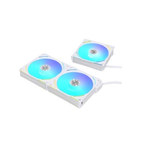 LIAN LI UNI FAN AL V2 120 ARGB Case Fan Triple Pack White
