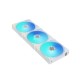 LIAN LI UNI FAN AL V2 120 ARGB Case Fan Triple Pack White