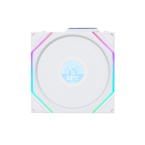 Lian Li UNI Fan TL LCD 120 Wireless - Triple White Pack