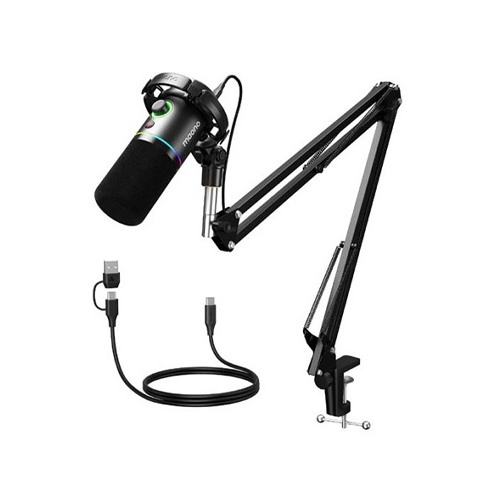 MAONO PD200X USB/XLR Dynamic Microphone+Boom Arm Stand