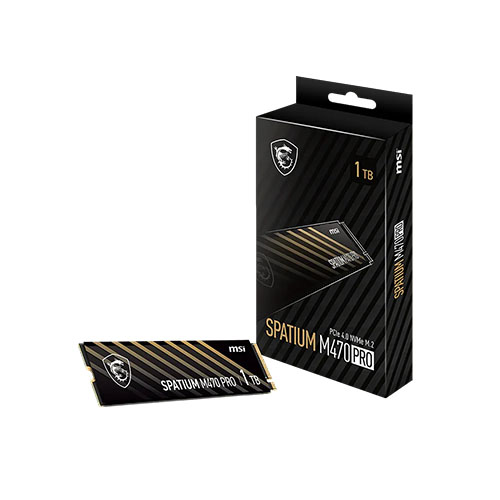 MSI SPATIUM M470 Pro PCIe 4.0 NVMe M.2 500GB SSD