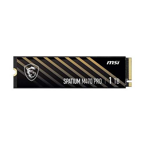 MSI SPATIUM M470 Pro PCIe 4.0 NVMe M.2 500GB SSD