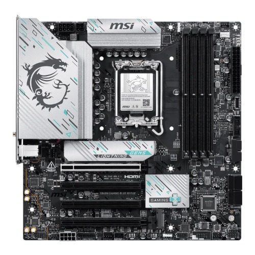 MSI B860M GAMING PLUS WIFI6E Intel LGA1851 DDR5 Micro-ATX Motherboard