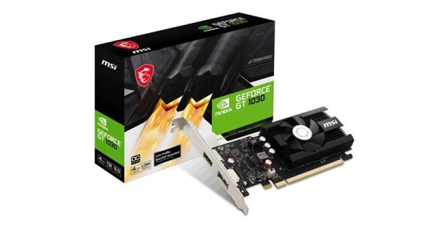 MSI GeForce GT 1030 4GD4 LP OC 4GB Graphics Card