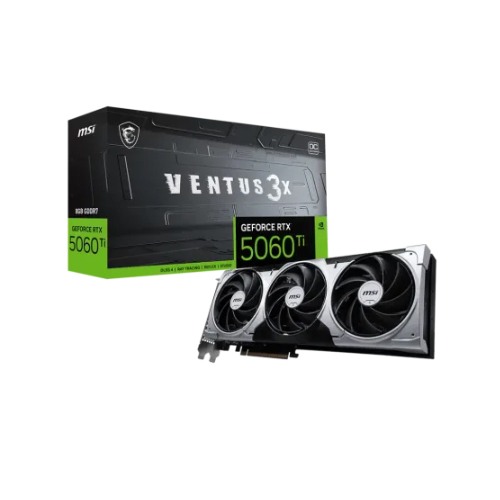 MSI GeForce RTX 5060 Ti 8G VENTUS 3X OC 8GB GDDR7 Graphics Card