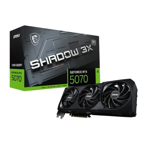 MSI GeForce RTX 5070 12G SHADOW 3X OC GDDR7 Graphics Card
