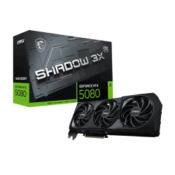 MSI GeForce RTX 5080 16G SHADOW 3X OC 16GB GDDR7 Graphics Card