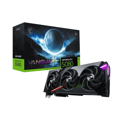 MSI GeForce RTX 5080 16G VANGUARD SOC 16GB GDDR7 Graphics Card