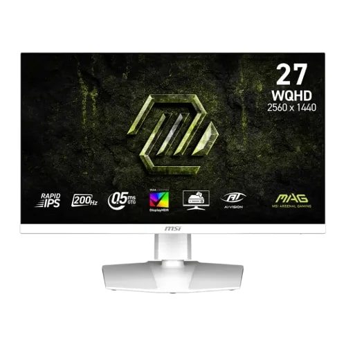 MSI MAG 274QRFW E20 27 Inch 200Hz Rapid IPS WQHD HDR Gaming Monitor