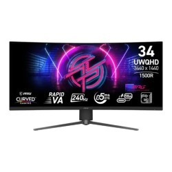 MSI MPG 346CQRF X24 34 Inch UWQHD 240Hz Curved Gaming Monitor
