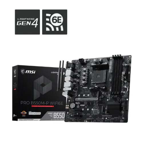 MSI Pro B550M-P DDR4 Micro ATX Motherboard