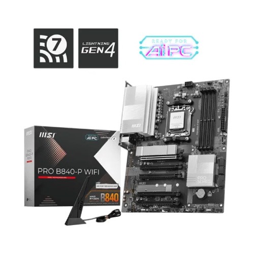 MSI PRO B840-P WIFI AMD AM5 ATX Motherboard 