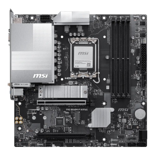 MSI PRO B860M-P WIFI6E Intel LGA1851 DDR5 Micro-ATX Motherboard