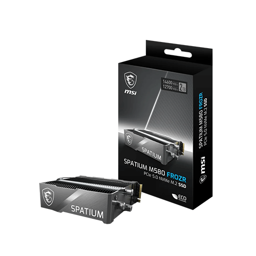 MSI SPATIUM M580 PRO 2TB PCIe 5.0 M.2 NVMe SSD FROZR