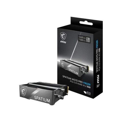 MSI SPATIUM M570 PRO 2TB PCIe 5.0 M.2 NVMe SSD FROZR