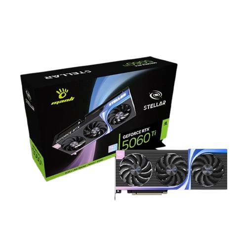 Manli Black Stellar GeForce RTX 5060 Ti OC 16GB GDDR7 Graphics Card Manli Black Stellar GeForce RTX 5060 Ti OC 16GB GDDR7 Graphics Card