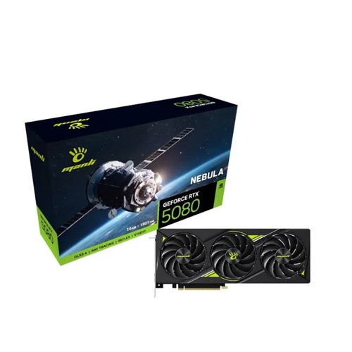 Manli Nebula GeForce RTX 5080 16GB GDDR7 Graphics Card
