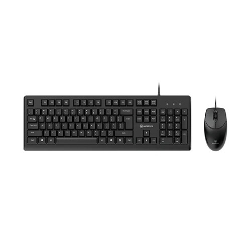 Micropack KM-2005 Black Wired Keyboard & Mouse Combo with Bangla