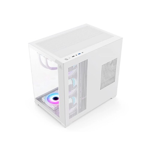 Monarch City Ranger X7 ARGB Mid-Tower ATX Gaming Case White