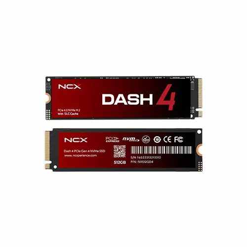 NCX Dash 4 512GB PCIe Gen 4.0 NVMe SSD