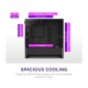 NZXT H3 Flow Micro-ATX Airflow Case - Black
