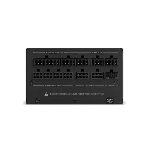 NZXT C850 850 Watt 80 Plus Gold ATX 3.1 Full-Modular Power Supply (Black)