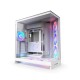NZXT H9 Flow RGB+ (2025) Dual-Chamber Mid-Tower ATX Airflow Casing - White