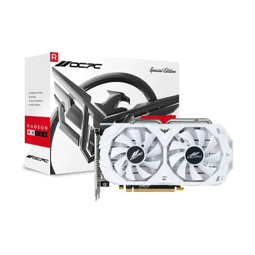 OCPC Radeon RX 580 8GB SE WHITE GDDR5 Graphics Card
