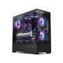 OVO CC2-D01 5X-ARGB INFINITY Fan ICE Cool Button Control Gaming Case