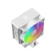 Ocypus Gamma A40 WH ARGB Digital Single Tower Air CPU Cooler With Display