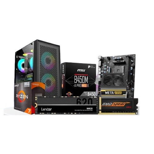 Budget Pc With AMD RYZEN 7 5700G RADEON GRAPHICS PROCESSOR