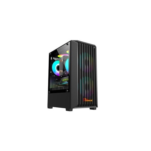 PC Power Dark Breeze BK Mesh Gaming Case