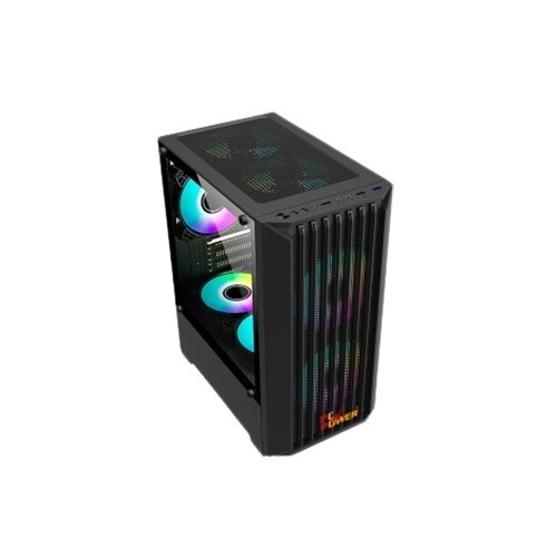 PC POWER DARK BREEZE MESH GAMING CASING BK WITH PSU